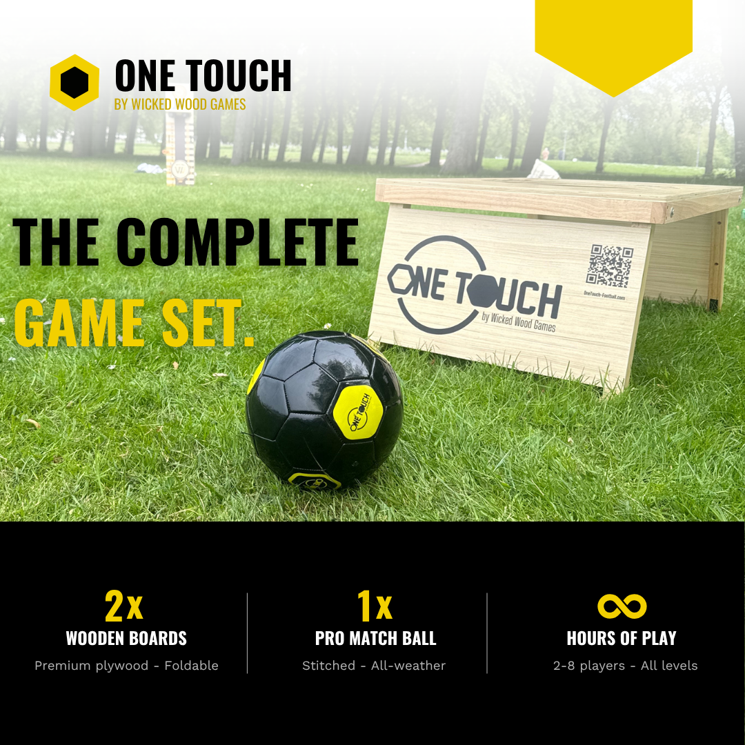 OneTouch Voetbalspel - Inclusief 2 boards / Premium Voetbal / Draagtas