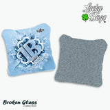 Broken Glass - Blue