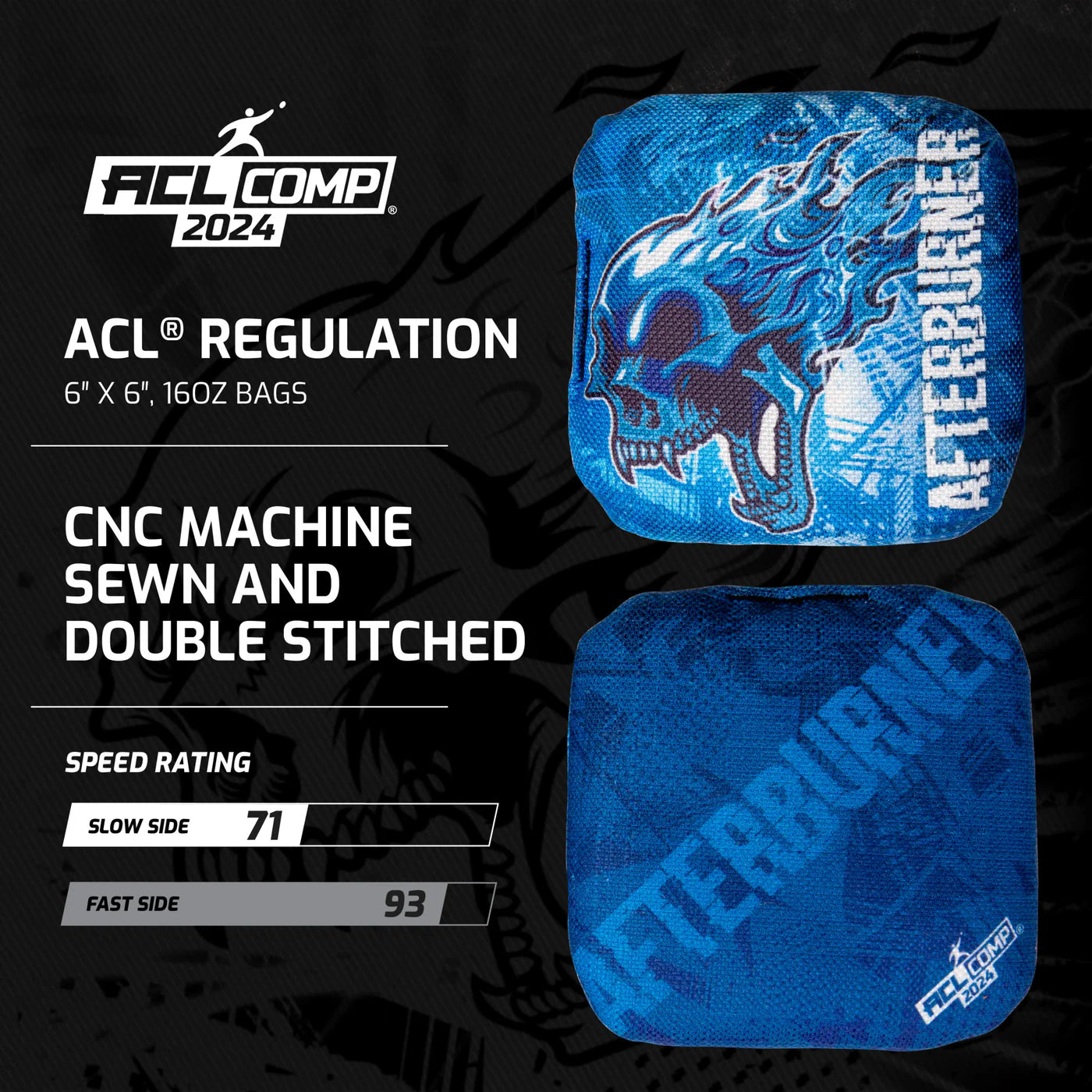 AFTERBURNER 2025 - ACL COMP - 1x4 Cornhole Bags Cornhole Bags AllCornhole